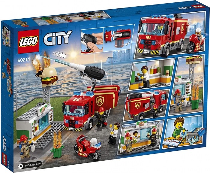 LEGO CITY STINGEREA INCENDIUL DE LA BURGER BAR 60214 [9]