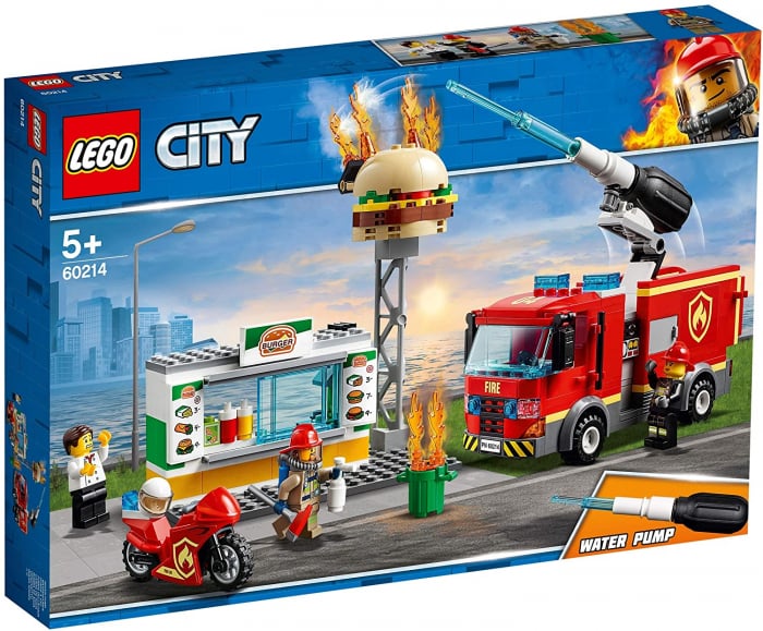 LEGO CITY STINGEREA INCENDIUL DE LA BURGER BAR 60214 [1]