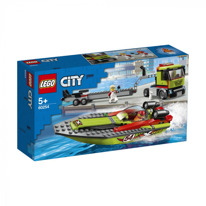 LEGO CITY TRANSPORTOR DE BARCA DE CURSE 60254 [1]