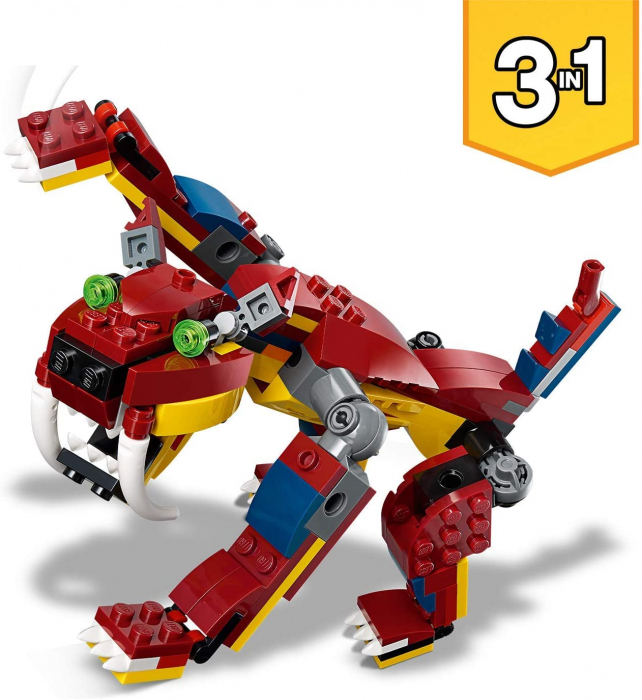 LEGO CREATOR DRAGON DE FOC 31102 [4]