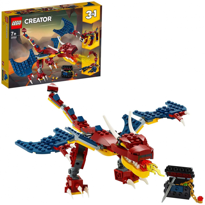 LEGO CREATOR DRAGON DE FOC 31102 [7]