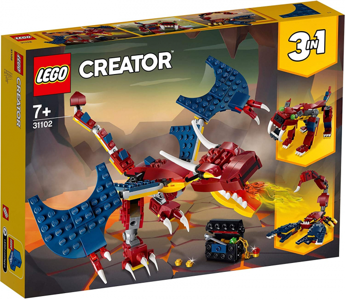 LEGO CREATOR DRAGON DE FOC 31102 [1]