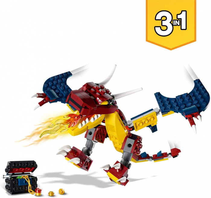 LEGO CREATOR DRAGON DE FOC 31102 [6]