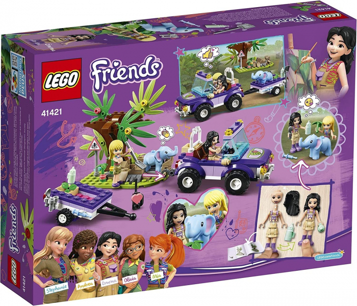 LEGO FRIENDS  SALVAREA PUIULUI DE ELEFANT DIN JUNGLA 41421 [6]