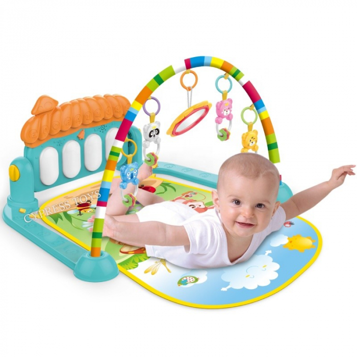 Saltea de Joaca pentru Bebelusi cu Sunete si Lumini Animalute Vesele - Piano Fitness [1]