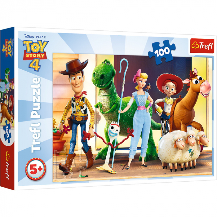 Puzzle Trefl 100 - Eroii Toy Story 4 [1]