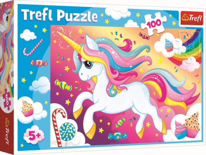 Puzzle Trefl 100 - Frumosul Unicorn [1]