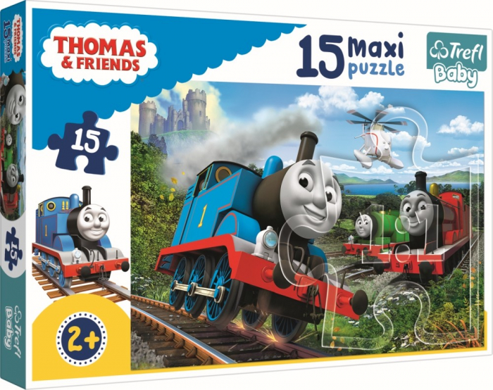 Puzzle Trefl 15 Maxi - Thomas - Locomotive in Viteza [1]