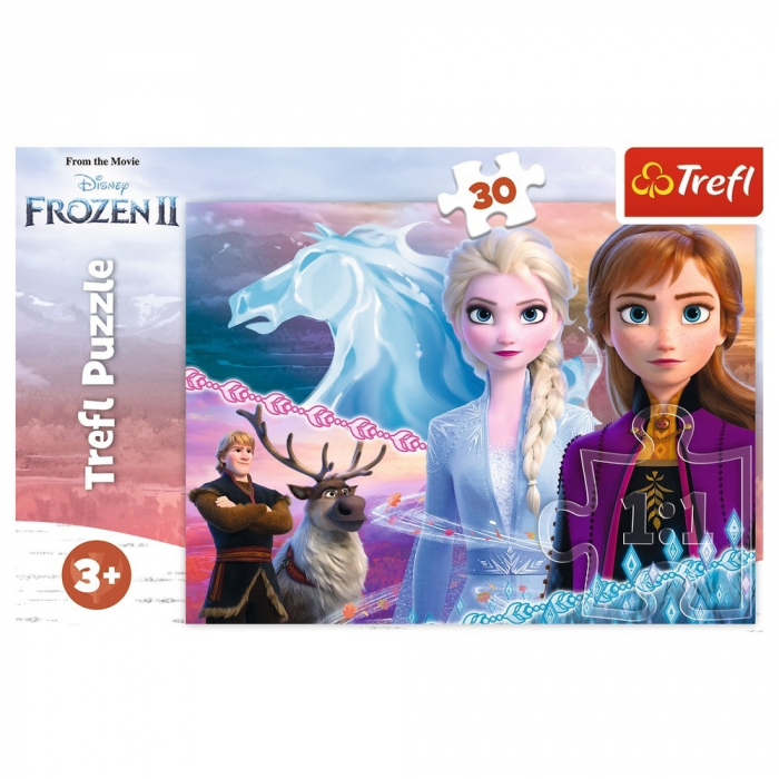 Puzzle Trefl 30 - Frozen 2 - Curajoasele Surori [3]