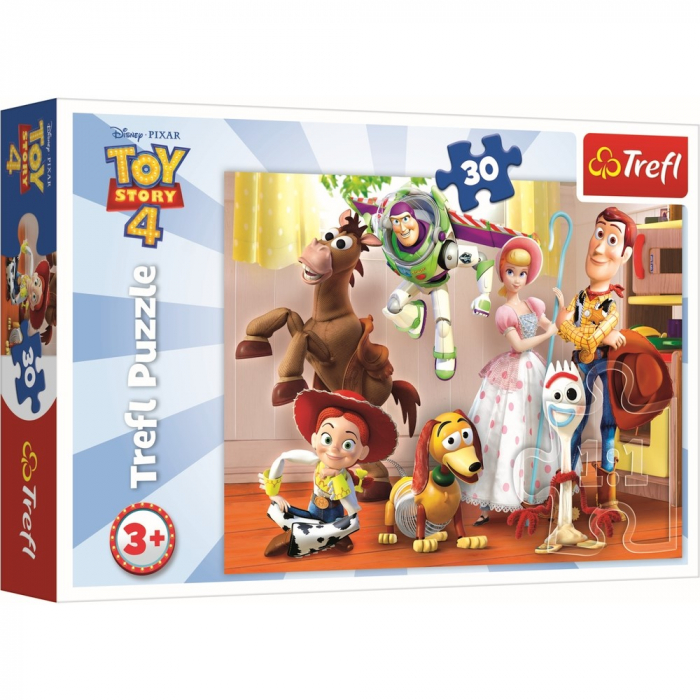 Puzzle Trefl 30 - Toy Story 4 - Pregatiti de Joaca [1]