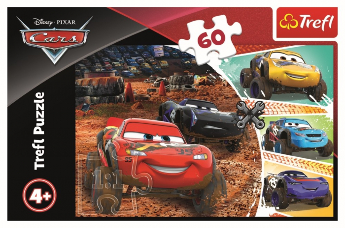 Puzzle Trefl 60 - Fulger McQueen cu Prietenii [3]