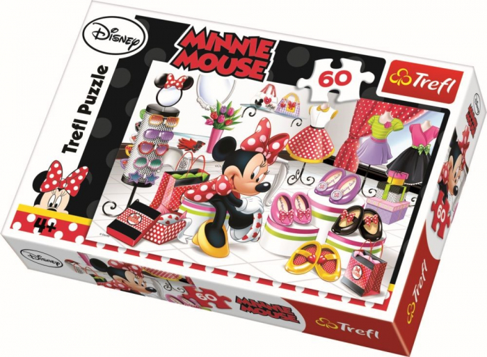 Puzzle Trefl 60 - Minnie la Shopping [1]