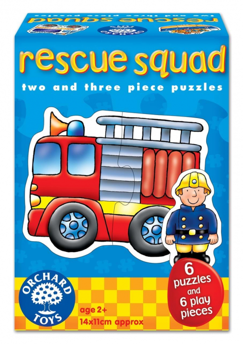 Set 6 puzzle Echipa de salvare (2 si 3 piese) RESCUE SQUAD [1]