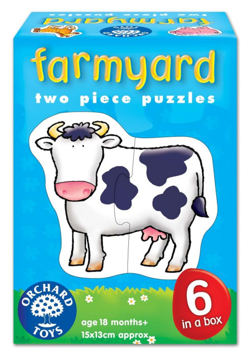 Set 6 puzzle Ferma (2 piese) FARMYARD [1]