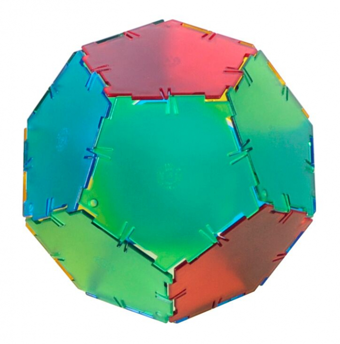 Set constructii Polydron Translucent 24 pentagoane [1]
