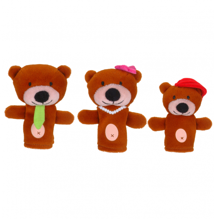 Set papusa si marionete Goldilocks si cei 3 ursuleti / Goldilocks and the Three Bears - Fiesta Crafts [2]