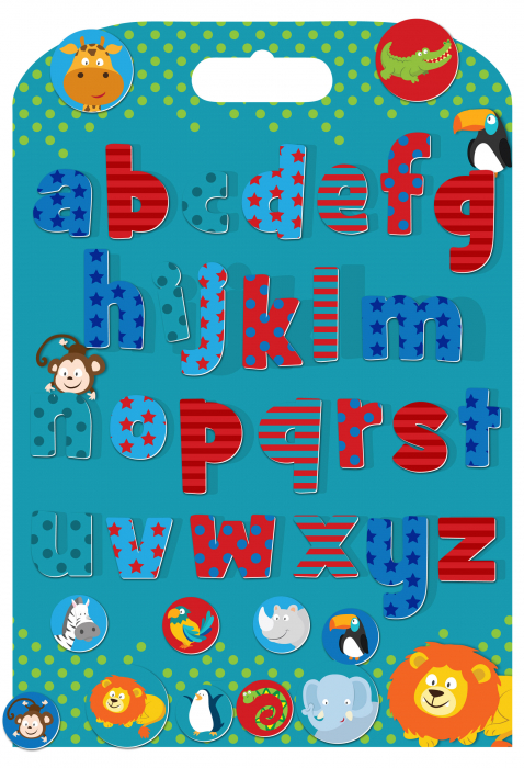 Stickere cu litere / Wild Animals Alphabet Stickabouts [1]