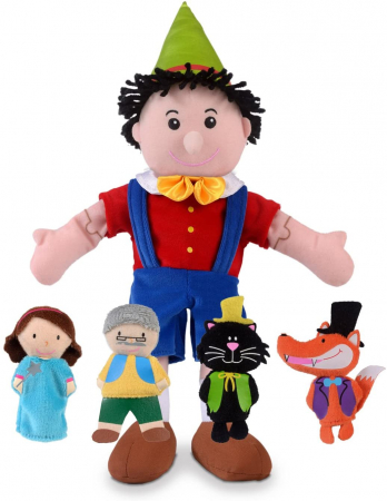 Set papusa si marionete - Pinochio / Pinocchio hand and finger puppet set [0]