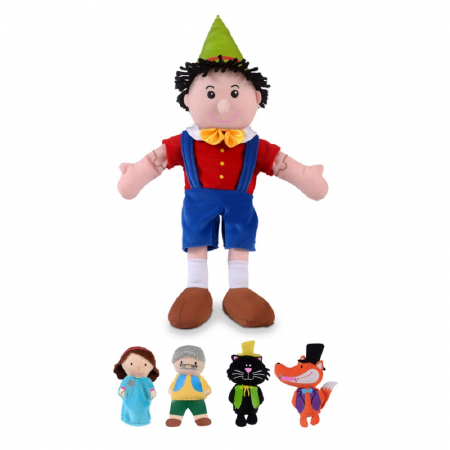 Set papusa si marionete - Pinochio / Pinocchio hand and finger puppet set [1]