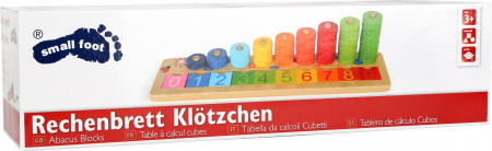 Joc educativ Numaratoare cu inele colorate / Calculation table "Wooden Rings" [1]