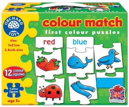 Joc educativ - puzzle in limba engleza Invata culorile prin asociere COLOUR MATCH [0]