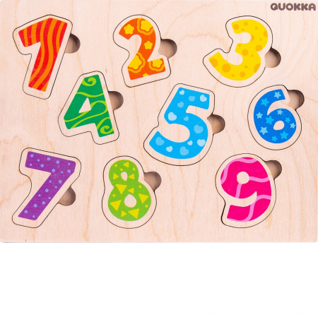 Puzzle Cifre - jucarie educativa Quokka [1]