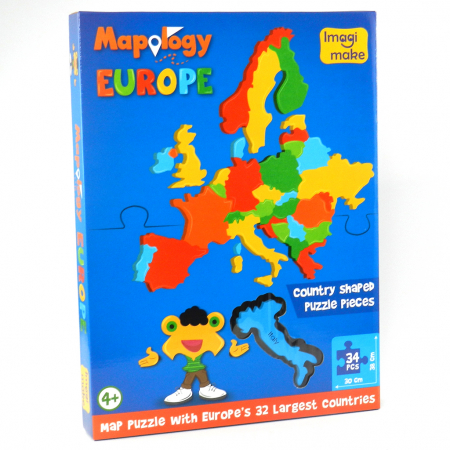 Puzzle educativ din spuma EVA - Harta Europei - Imagimake [0]