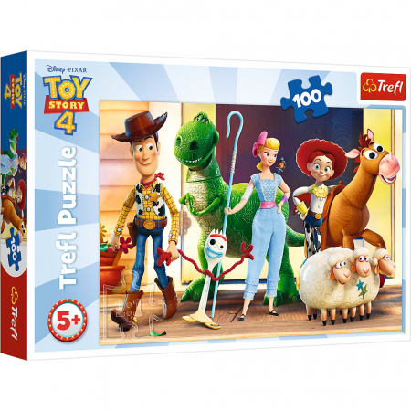 Puzzle Trefl 100 - Eroii Toy Story 4 [0]