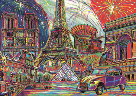 Puzzle Trefl 1000 - Culorile Parisului [1]