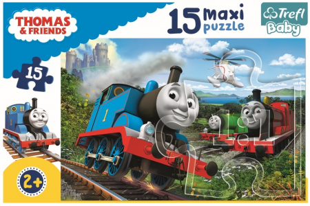 Puzzle Trefl 15 Maxi - Thomas - Locomotive in Viteza [2]