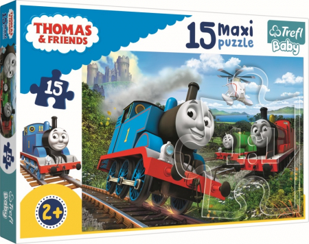 Puzzle Trefl 15 Maxi - Thomas - Locomotive in Viteza [0]