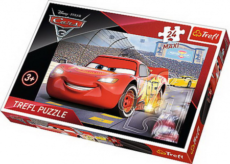 Puzzle Trefl 24 Maxi - Campionul McQueen Cars 3 [0]