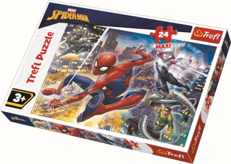 Puzzle Trefl 24 Maxi - Curajosul Spiderman [0]