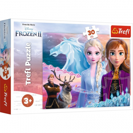 Puzzle Trefl 30 - Frozen 2 - Curajoasele Surori [0]