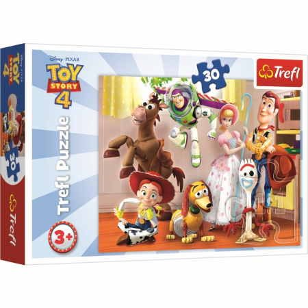 Puzzle Trefl 30 - Toy Story 4 - Pregatiti de Joaca [0]