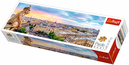 Puzzle Trefl 1000 - Panorama de pe Catedrala Notre Dame Paris [1]