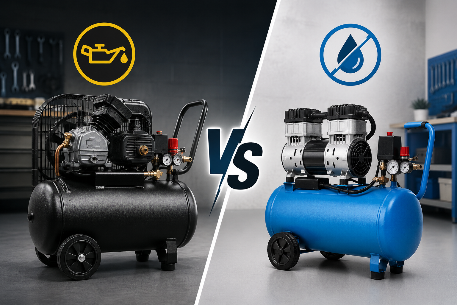 Compresor cu ulei sau fără ulei? Avantaje, dezavantaje și recomandări de utilizare