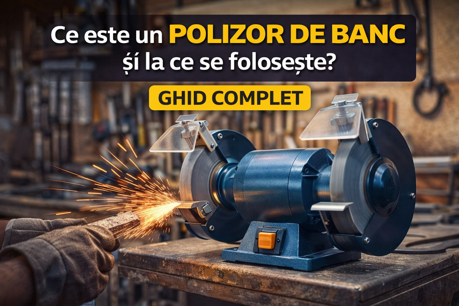 Ce este un polizor de banc și la ce se folosește – ghid complet pentru începători și profesioniști