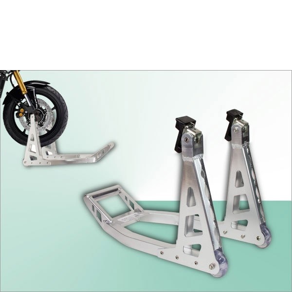 Stand motocicleta din aluminiu pentru roata din fata Dema 24195, 225 Kg [3]
