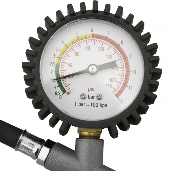 Pistol pentru umflarea anvelopelor cu manometru Gude 2831, 12 bari [2]
