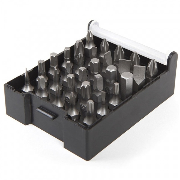 Set surubelnita cu clichet si biti Workpro W021407, 32 de piese [3]