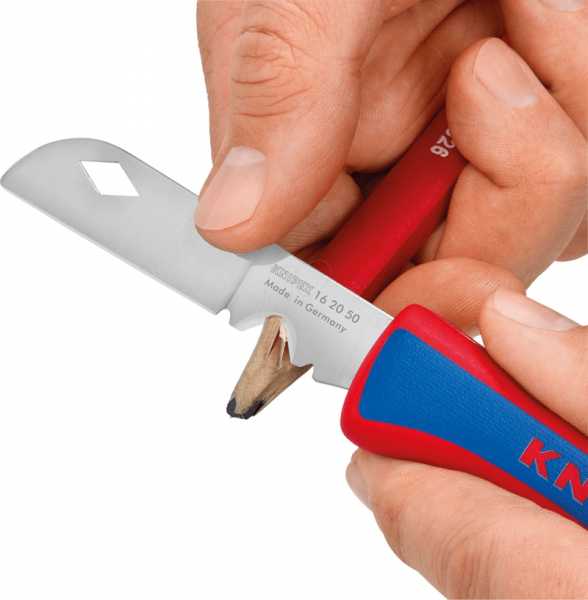 Cutit pliabil pentru electricieni Knipex 16 20 50 SB, 120 mm [7]