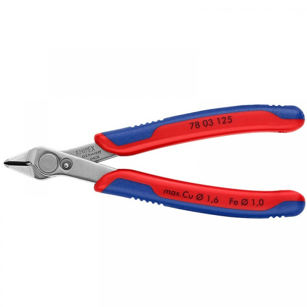Cleste de electronist cu taiere diagonala Knipex 78 03 125, 125 mm [4]