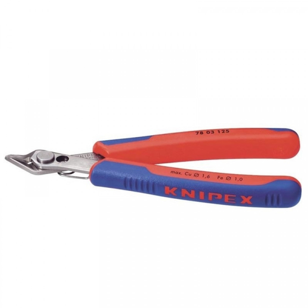Cleste de electronist cu taiere diagonala Knipex 78 03 125, 125 mm [5]