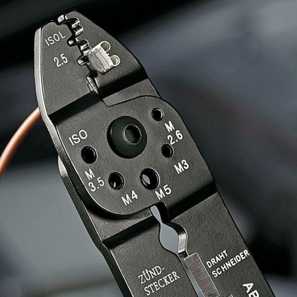 Cleste profesional pentru sertizat si dezizolat Knipex 97 21 215 B, 230 mm [5]