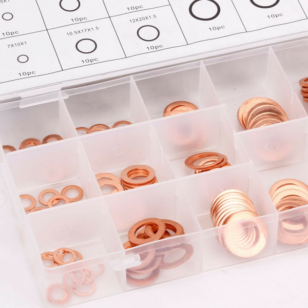 Trusa de garnituri din cupru Vintec 74507, 150 piese [2]