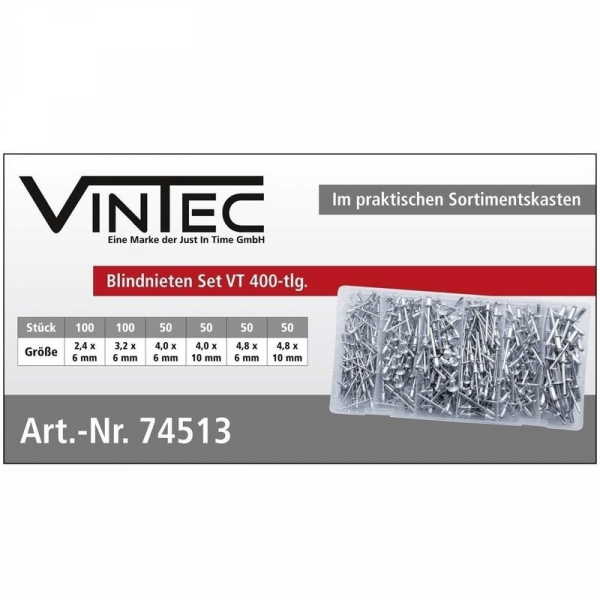 Set popnituri Vintec 74513, 400 piese [2]