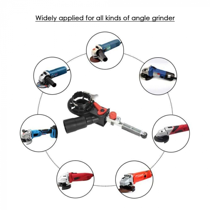 Adaptor pentru masini de gaurit si insurubat, functie slefuitor cu banda ROX Wood 153ROX0030 [4]