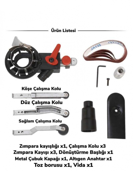 Adaptor pentru masini de gaurit si insurubat, functie slefuitor cu banda ROX Wood 153ROX0030 [5]