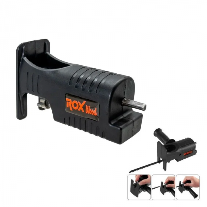 Adaptor pentru masini de gaurit si insurubat, functie fierastrau sabie ROX Wood 153ROX0257 [3]